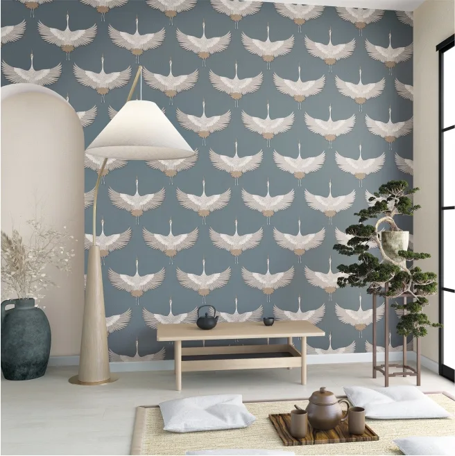 Bird pattern wallpaper for your interior